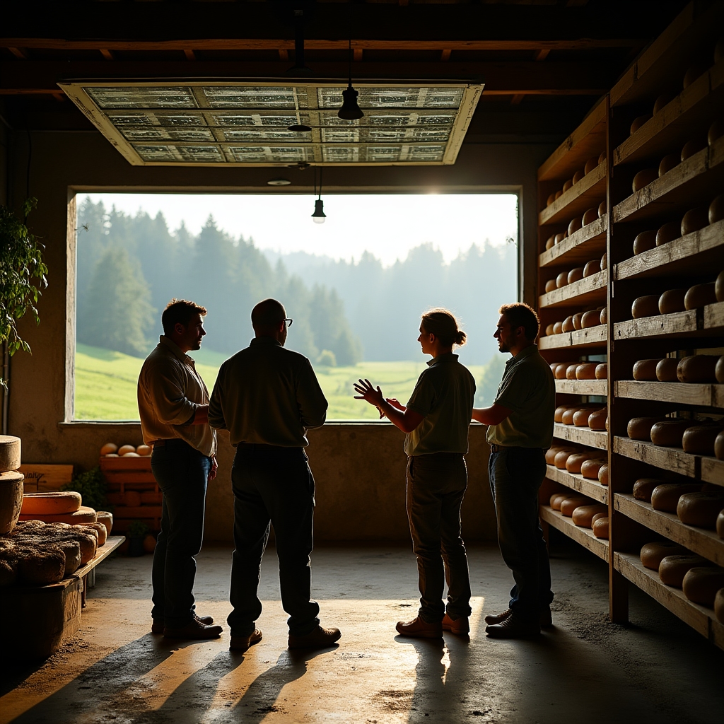 Production fromagère durable respectant les traditions AOC/AOP